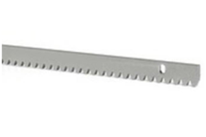 Оцинкованная зубчатая рейка RACK 30x12 TO WELD M4 1м с приварными креплениями